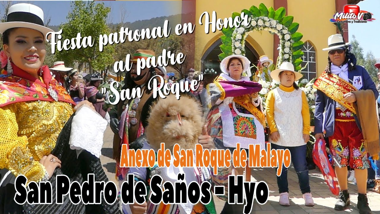 FIESTA PATRONAL AL PADRE SAN ROQUE 2023  1ER DIA(Tunantada, Huaylash,Chonguinada,Anexo de San Roque)