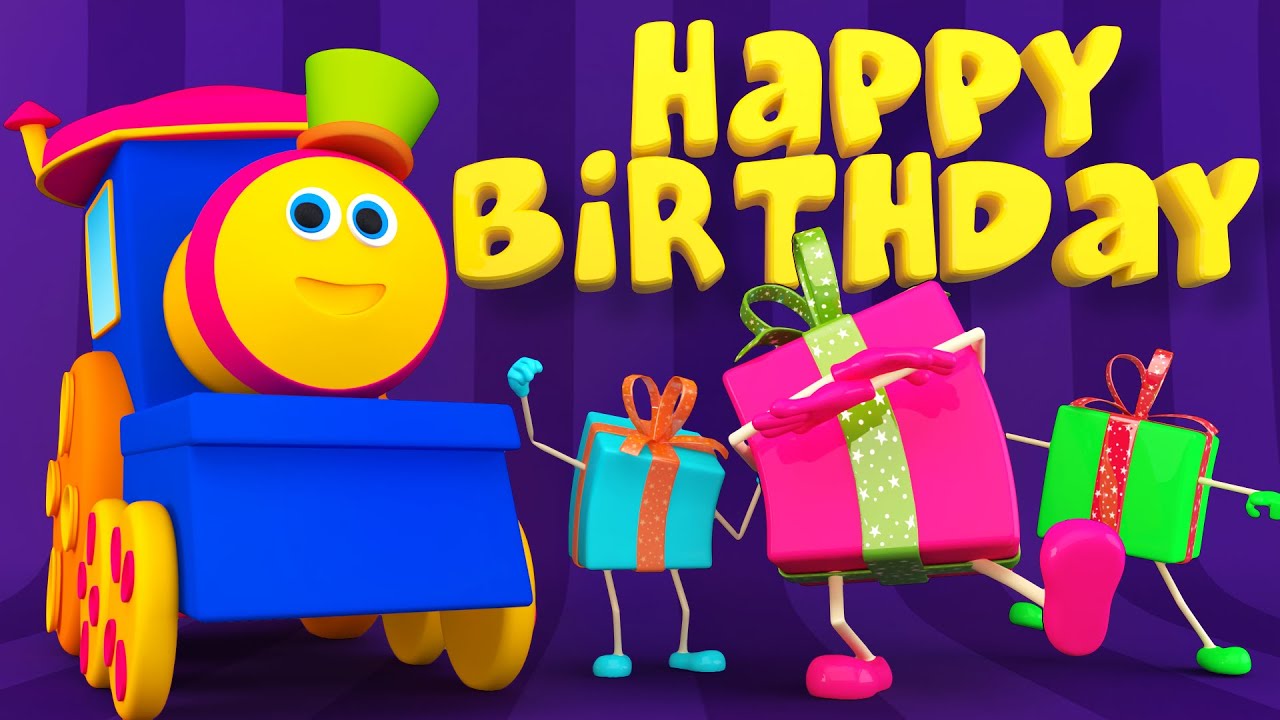 Happy Birthday Song | Bob the train | Happy Birthday Train | Happy Bday