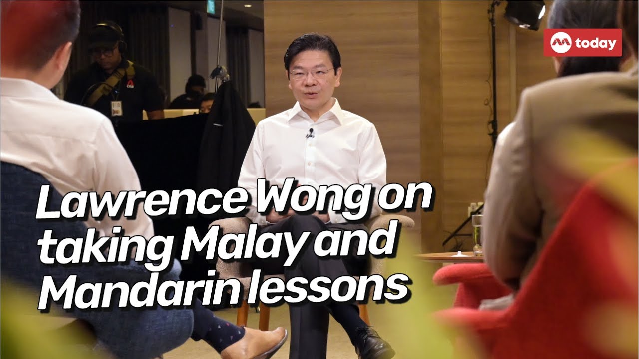 Lawrence Wong on taking Malay and Mandarin lessons