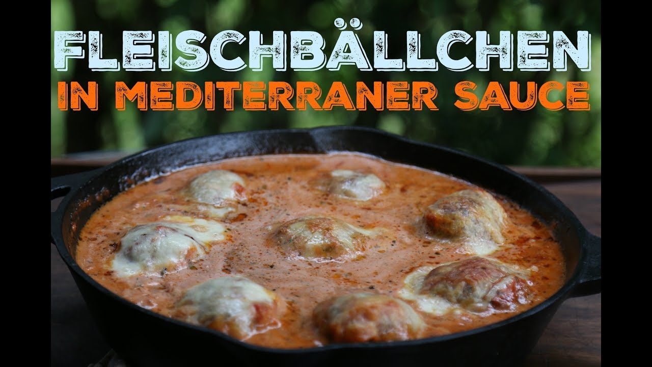 Fleischbällchen in mediterraner Sauce
