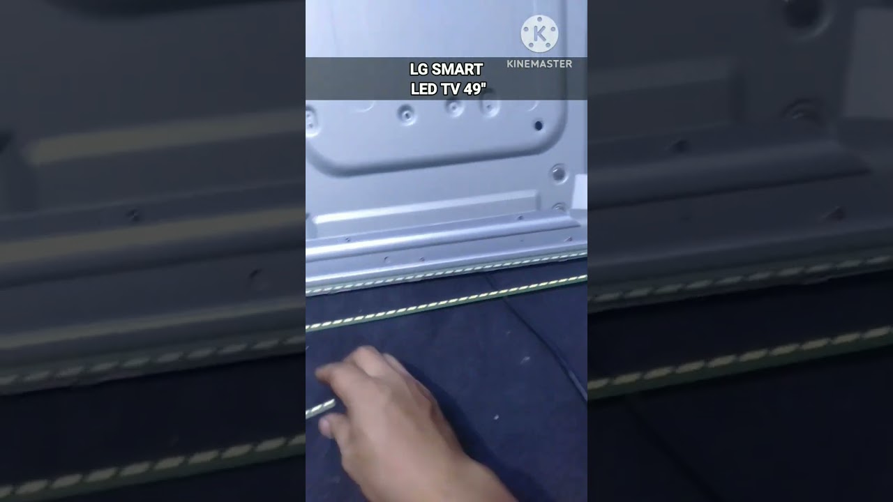 how to replace edge type backlight LG smart led tv #edgetypebacklighttv #backlightrepair