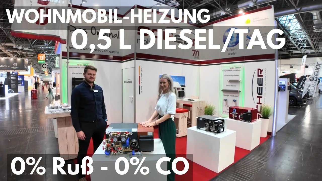 NEUARTIGE BLAUBRENNER HEIZUNG braucht 0,5l Diesel pro Tag WOHNMOBIL CAMPING ZUBEHÖR 2026 SCHEER 
