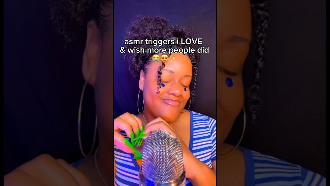 asmr triggers i LOVE & wish more people did 😍💙✨ #asmr #shorts