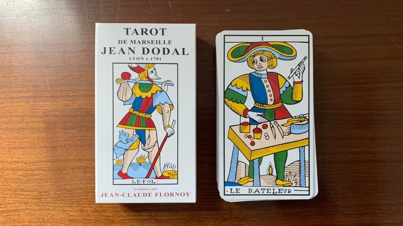 jean dodal tarot de marseille by jean-claude flornoy silent deck flip through