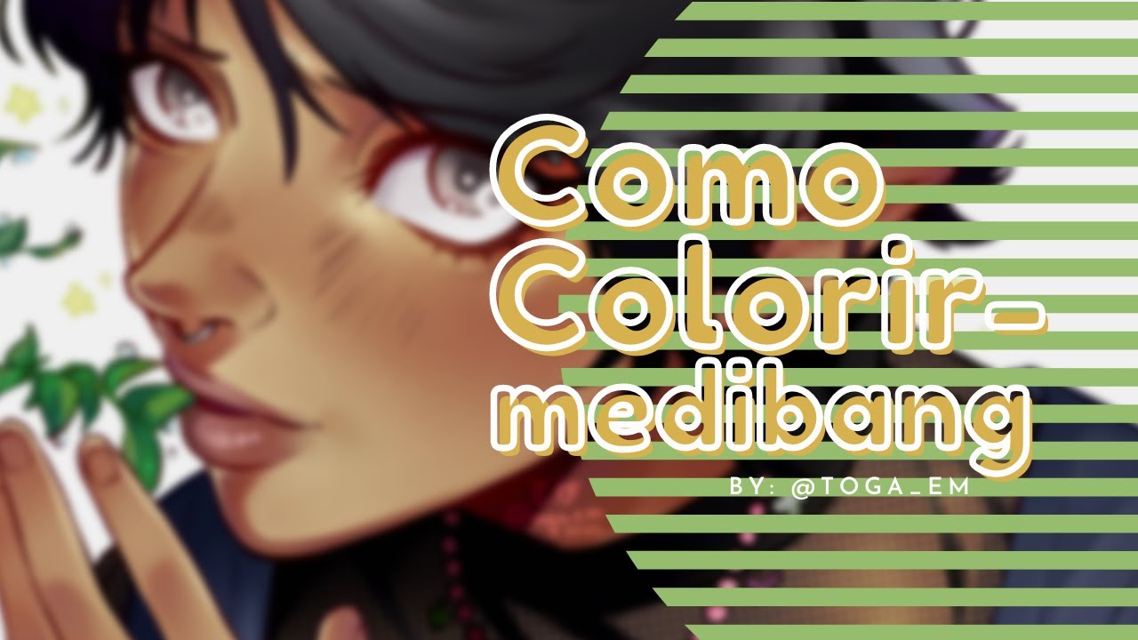 Como colorir Pele e Cabelo? || MEDIBANG PAINT || @Toga_em