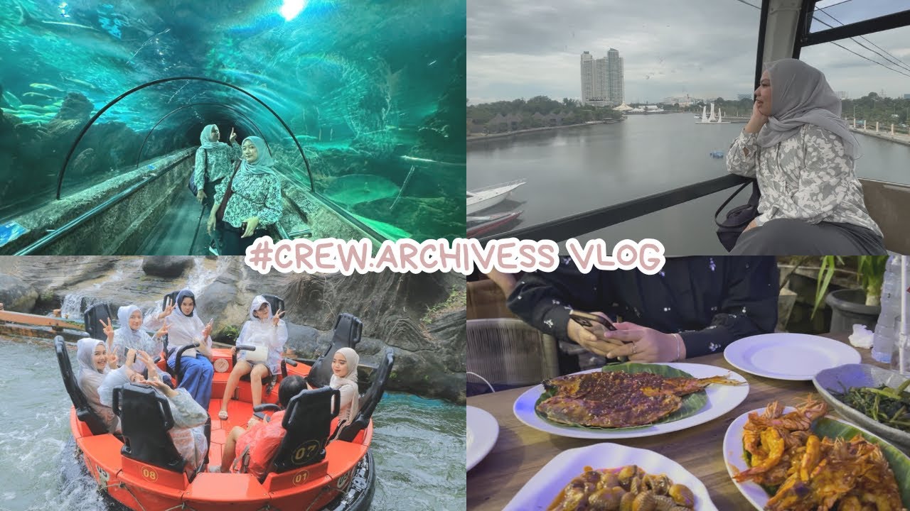 CREW'S VLOG | Lagi dan lagi ini bukan sekedar halal bihalal di ANCOL (SEAWORLD, DUFAN) PART 2