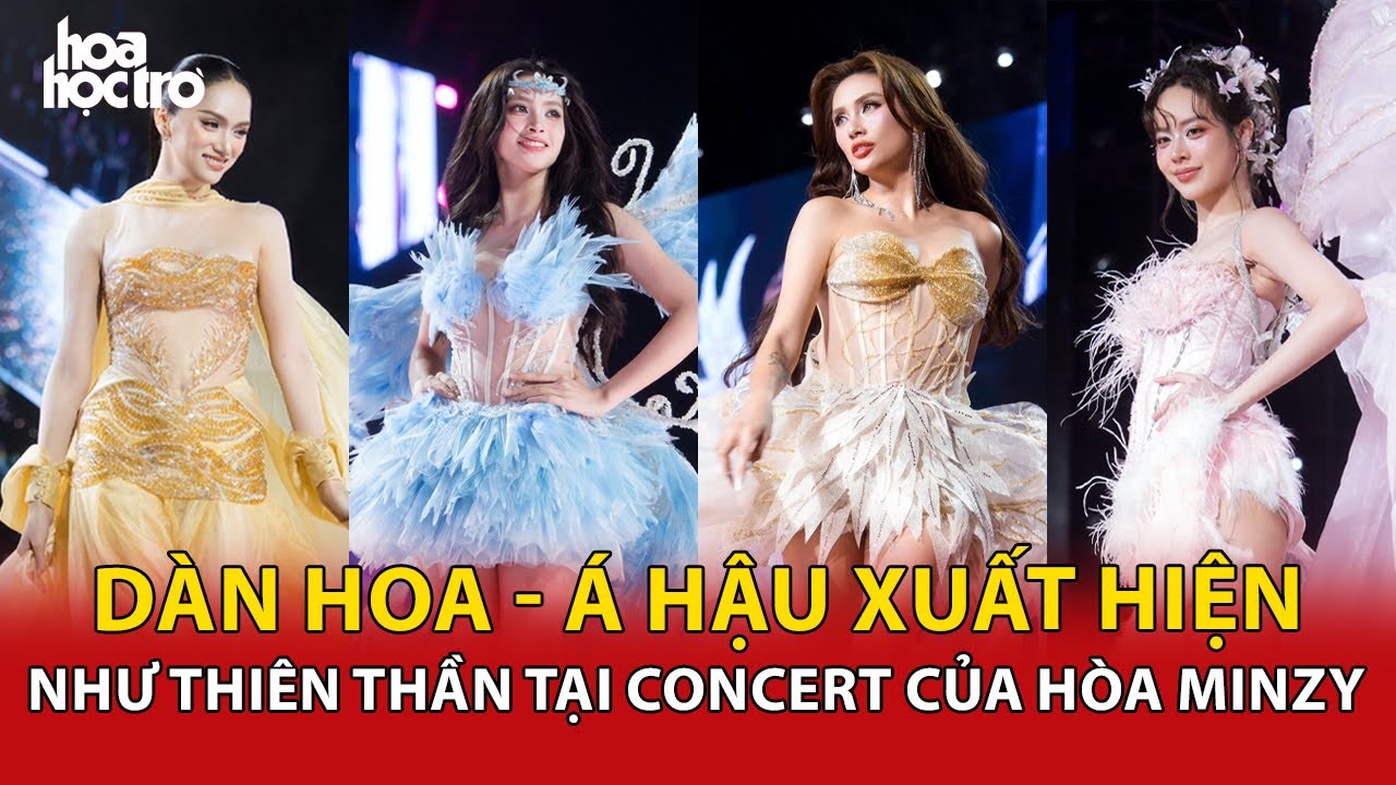 Hòa Minzy mời dàn Hoa - Á hậu đình đám tới fan concert Bắc Bling