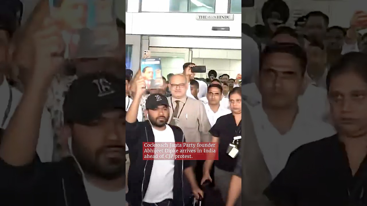 Cockroach Janta Party founder Abhijeet Dipke arrives in India