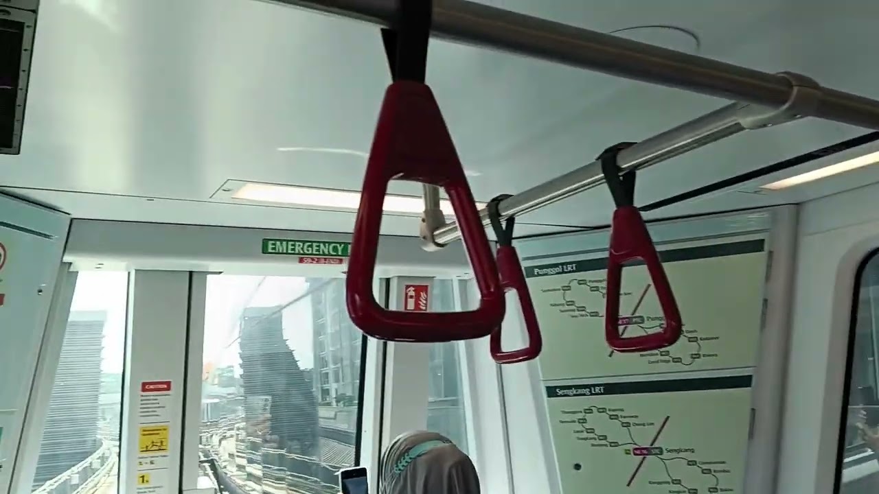 [SBS Transit LRT] Mitsubishi Crystal Mover C810D [V58 & V59] Ride in Punggol