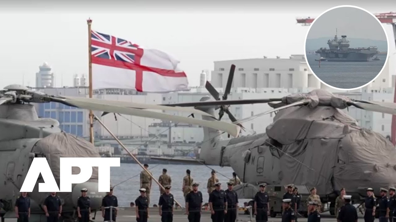 UK Aircraft Carrier Prince of Wales Docks in Tokyo in Historic First | APT