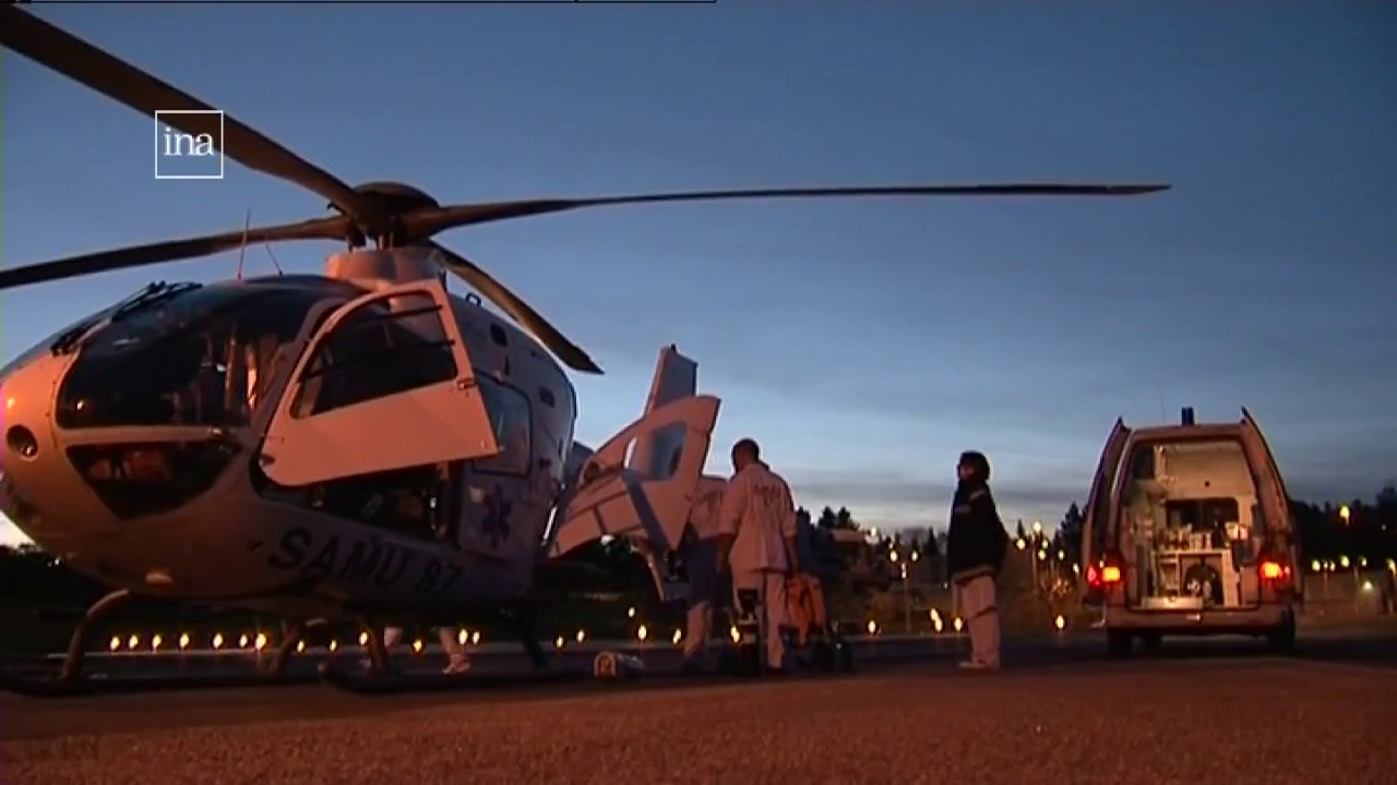 Mission de nuit avec l'ancien hélicoptère du SAMU 87