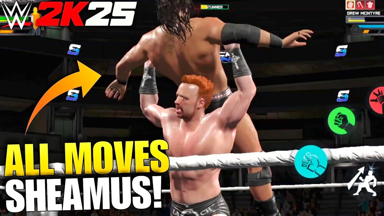 🔥 Sheamus EXPOSED! 😱 WWE 2K25 Netflix Edition Android v0.1314.0 | Every Move & Finisher Revealed