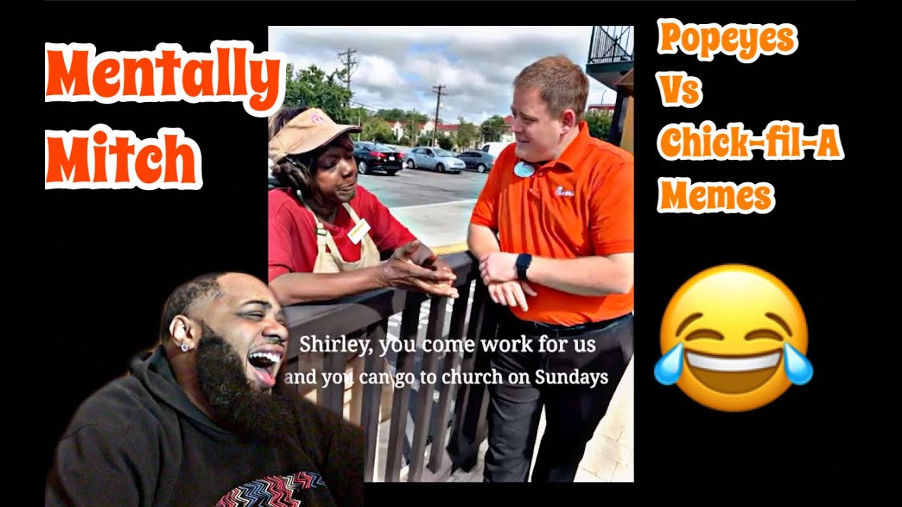 Mentally Mitch - Popeyes vs Chick-fil-A Memes | REACTION