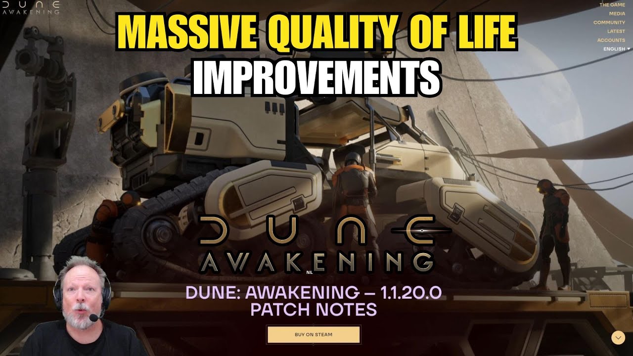 MASSIVE Quality of Life Changes In Patch 1.1.20.0 for Dune: Awakening