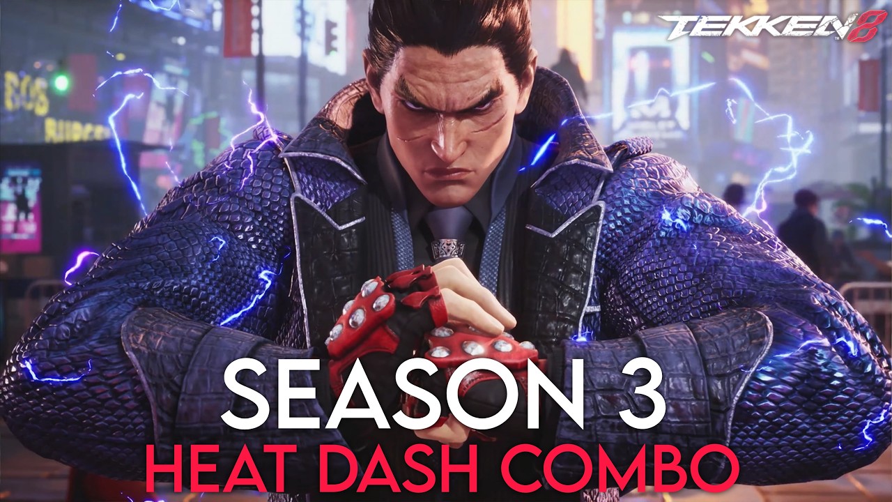 Kazuya Mishima | Season 3 New Heat Dash Combos with Notations