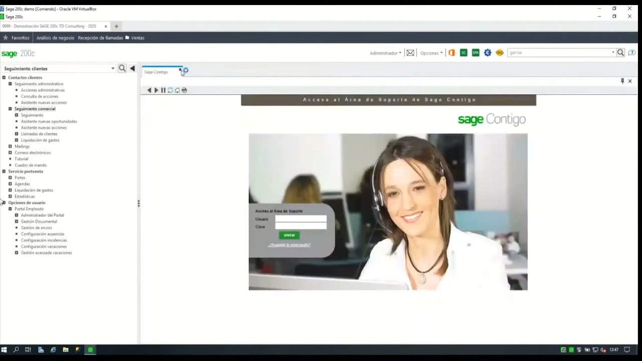 Demo SAGE 200