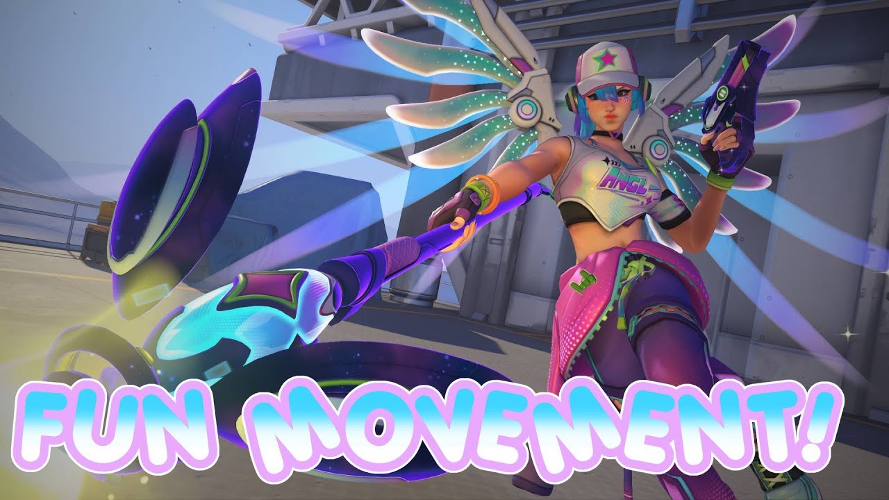 Fun Movement with Mercy! | Mercy overwatch 2 gameplay PC