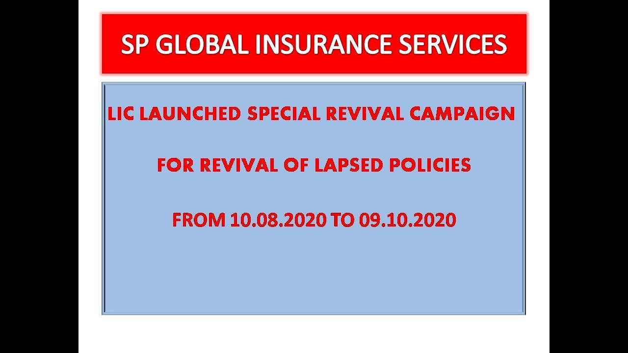 LIC SPECIAL REVIVAL CAMPAIGN