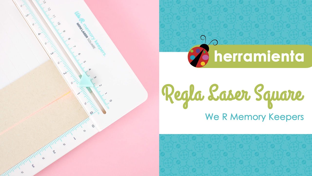 Regla Laser Square de We R Memory Keepers · versión mini