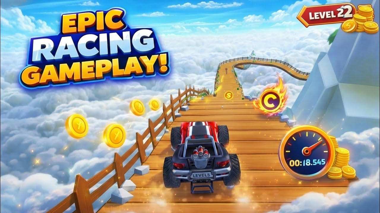 Mountain Climb: Stunt Gameplay Part 1 🚗🔥 | Extreme Hill Racing Challenge