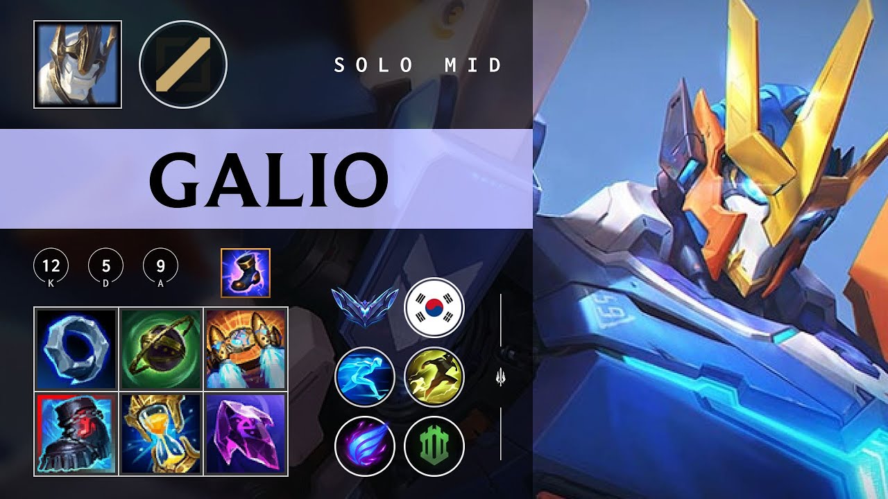 Galio Mid vs Aatrox - KR Diamond Patch 26.02