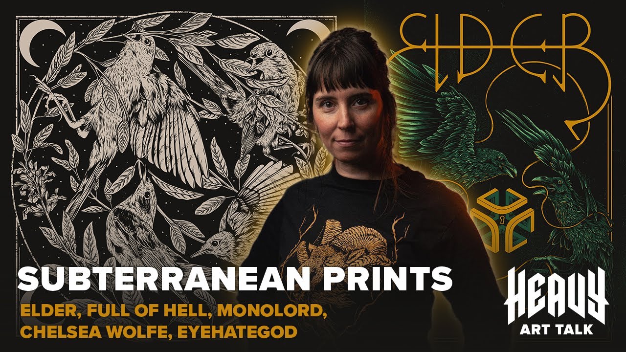 Heavy Art Talk Ep 71: Subterranean Prints (Elder, Monolord, Messa, Pallbearer, Chelsea Wolfe)