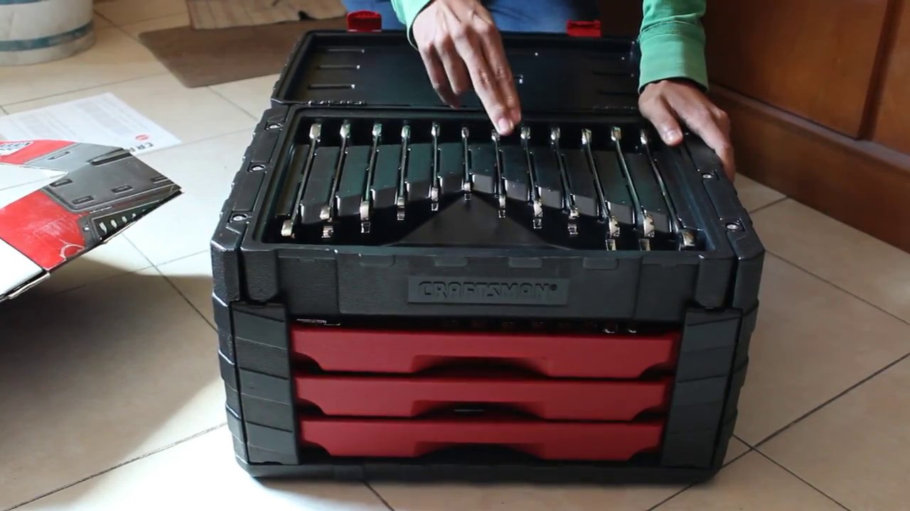 Unboxing review kit autocle CRAFTSMAN 254 piezas caja kit de erramienta