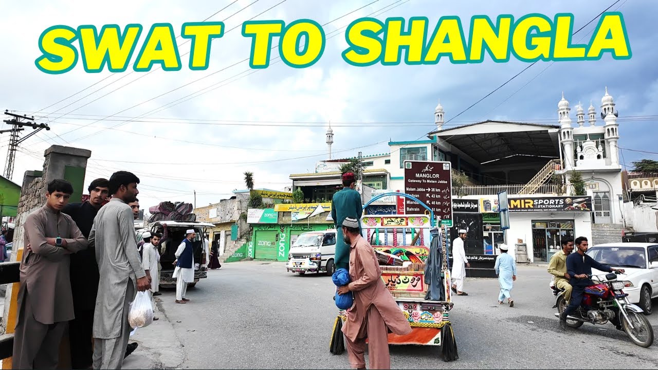 Part 1: From Swat to Shangla by Road | Pakistan Mountain Drive 2025 | Swat to Shangla 4K Travel Vlog