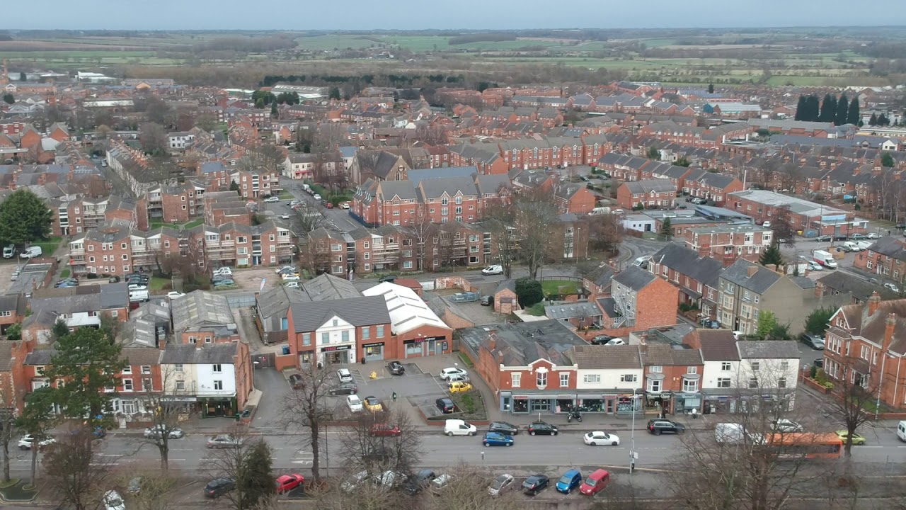 Loughborough From Above Southfields Park