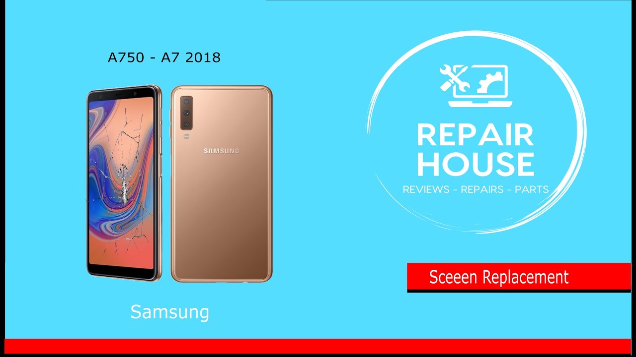 Samsung A750 A7 2018 screen replacement - Αλλαγή Οθόνης