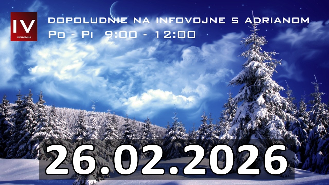 Dopoludnie na InfoVojne s Adrianom 26.02.2026