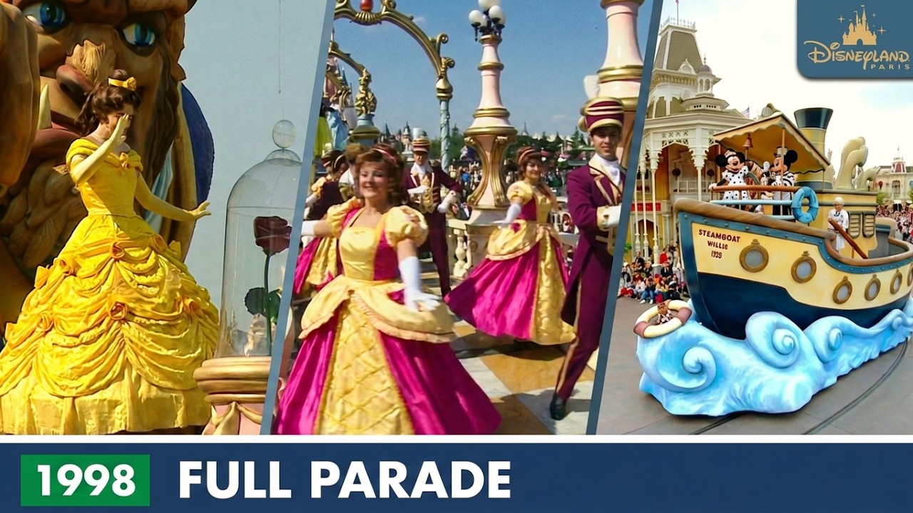 A Wonderfull World of Disney Parade at Disneyland Paris 1998