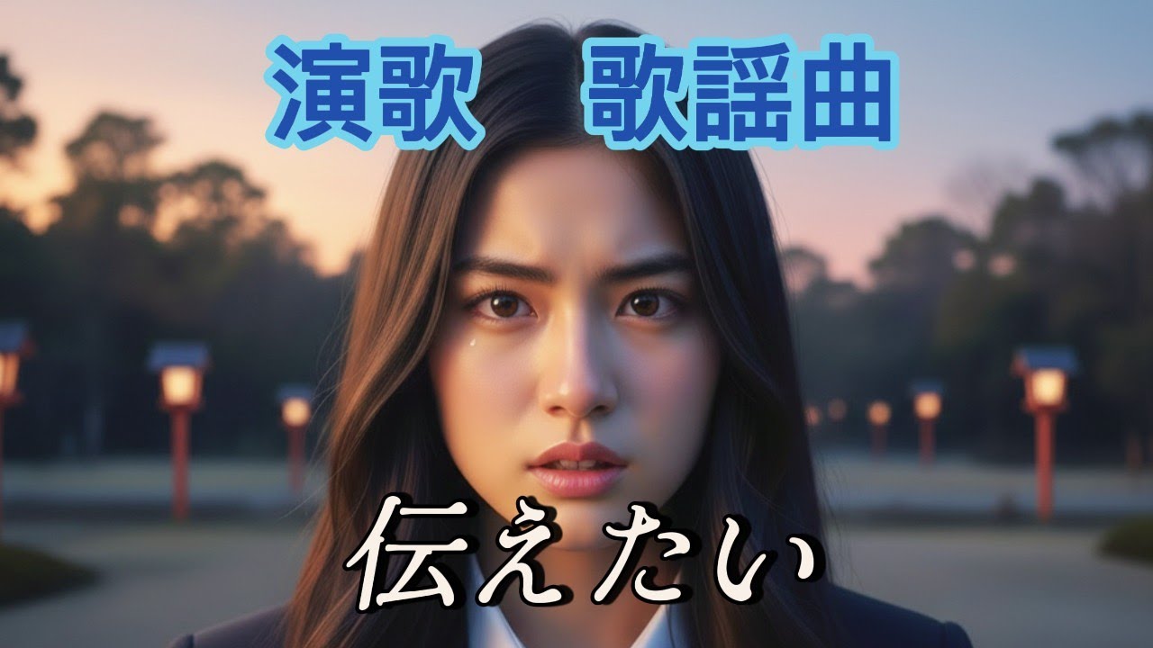 伝えたい　～自分の心～　気持ちを言葉にして　[パル尾の世界] の演歌・歌謡曲　#哀愁 #昭和歌謡 #昭和歌謡カバー #昭和 #昭和演歌 #歌詞動画 #あなたの心に