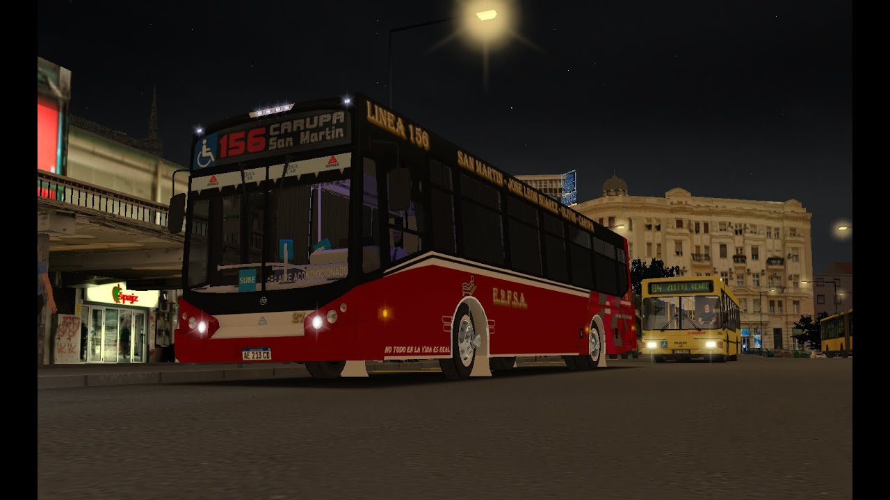 Omsi 2 Argentina, Todo Bus Pompeya III mt15 / Mapa Belgrade, Linea 156