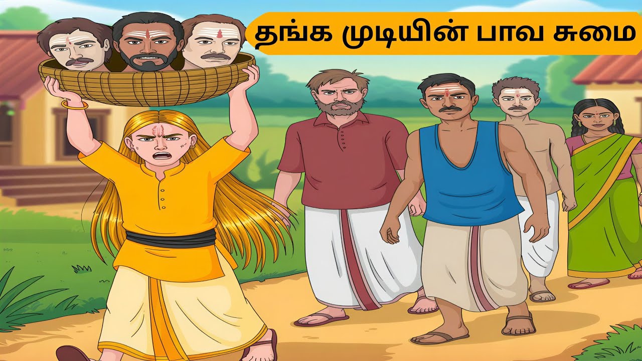 தங்க முடி ஜமீன்தாரரின் பாவ சுமை #bedtimestories #moralstories #நீதிகதைகள் #neethikathaigal #cartoon
