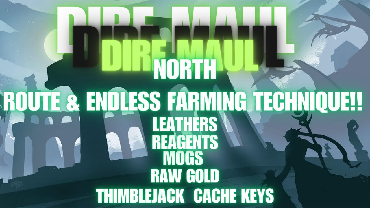 The Endless Farming Technique within Dire Maul North. Can Be Done By Anyone, Its that Simple.