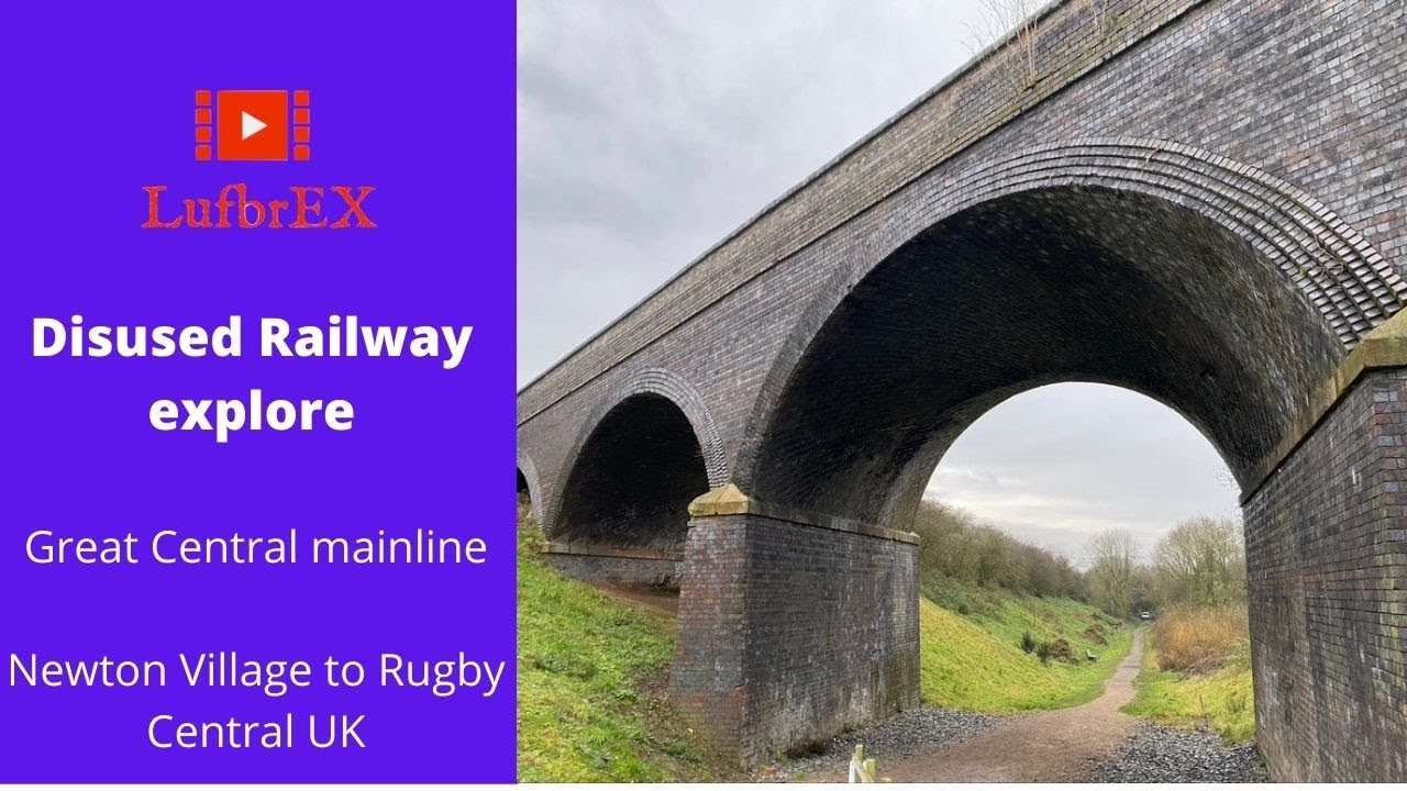 Disused Railway Walk - Great Central Mainline, Newton Village To Rugby Central