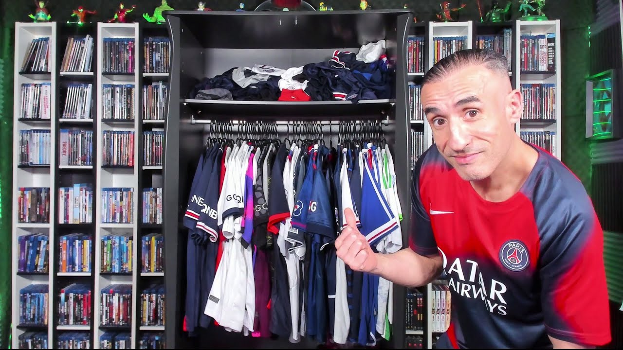 MA COLLECTION DE MAILLOTS RETRO DU PSG