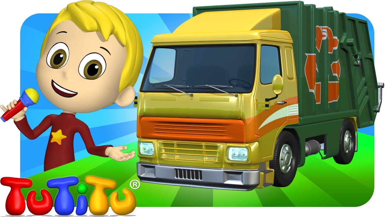 TuTiTu Songs Channel | Garbage Truck | Sing Along For Kids