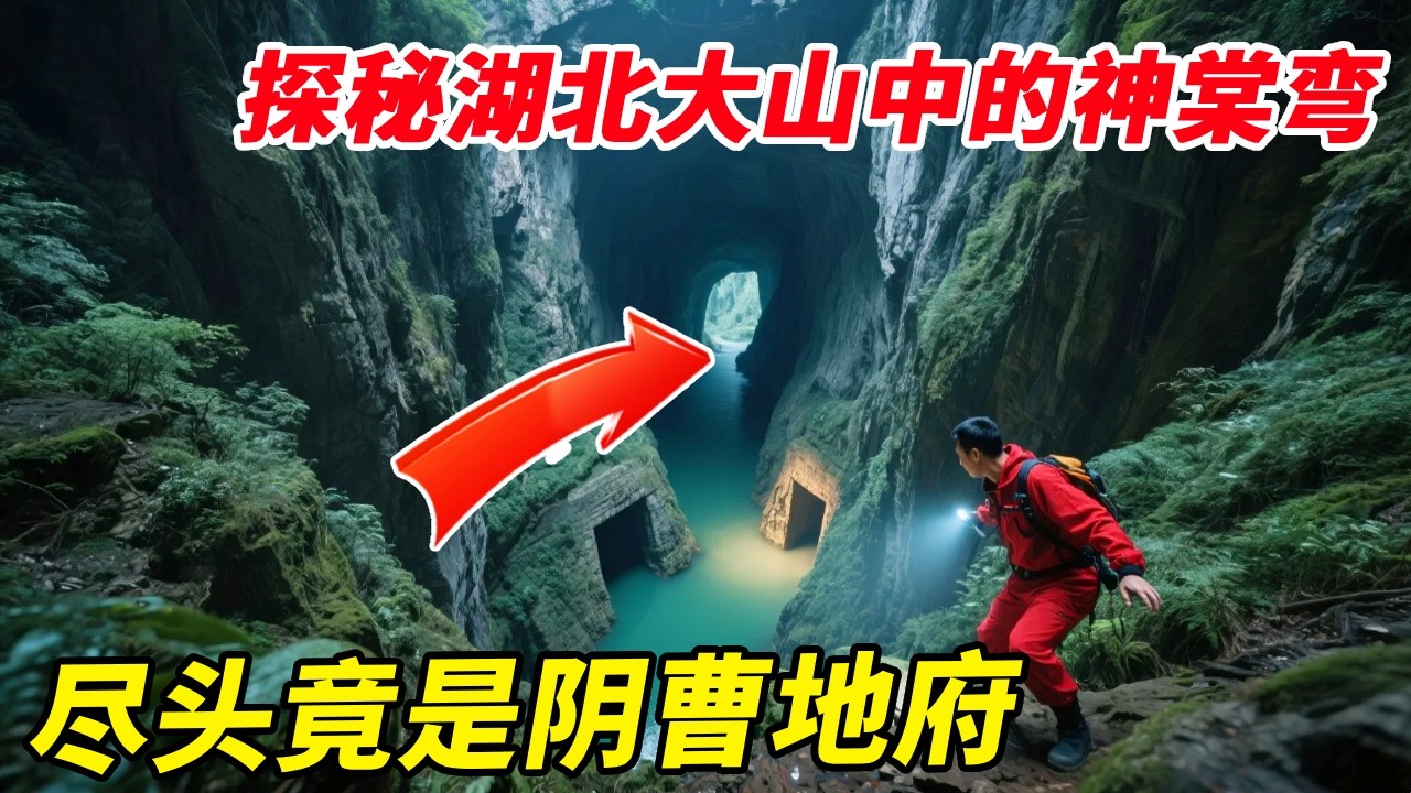 探秘湖北大山中的神秘天坑！当地人称神棠弯，内部藏有阴阳二门，还能听到兵嘶马吼！【户外小北哥】