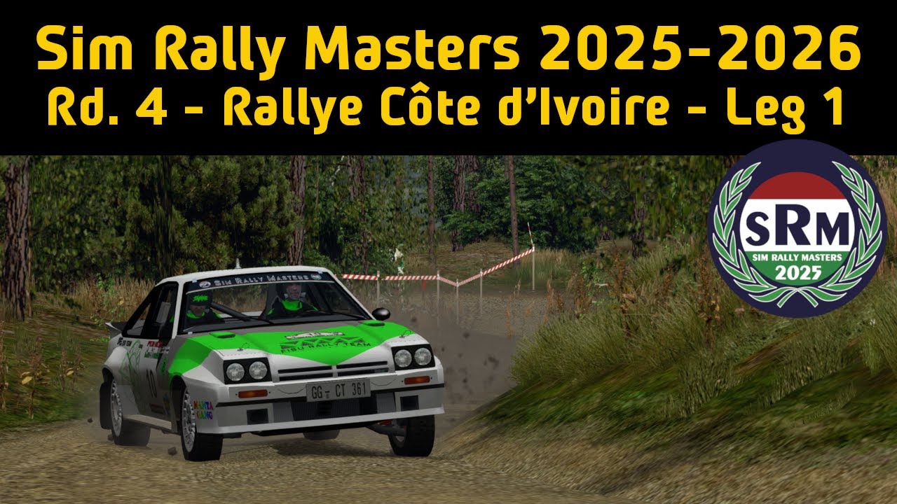 Sim Rally Masters 2025-2026 - Rallye C&ocirc;te d'Ivoire - Leg 1