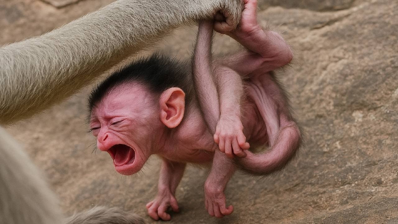 Leo Monkey Was Desperate for Comfort 😢