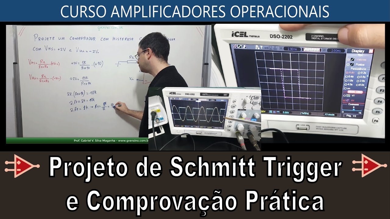 #42 Projeto de Schmitt Trigger e Osciloscópio