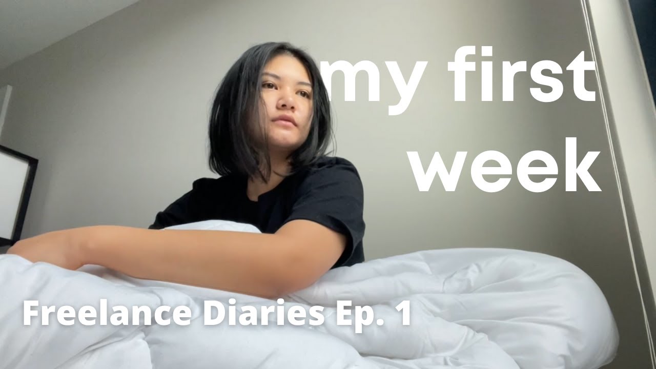 FREELANCE DIARIES | first work week vlog as a full-time freelancer