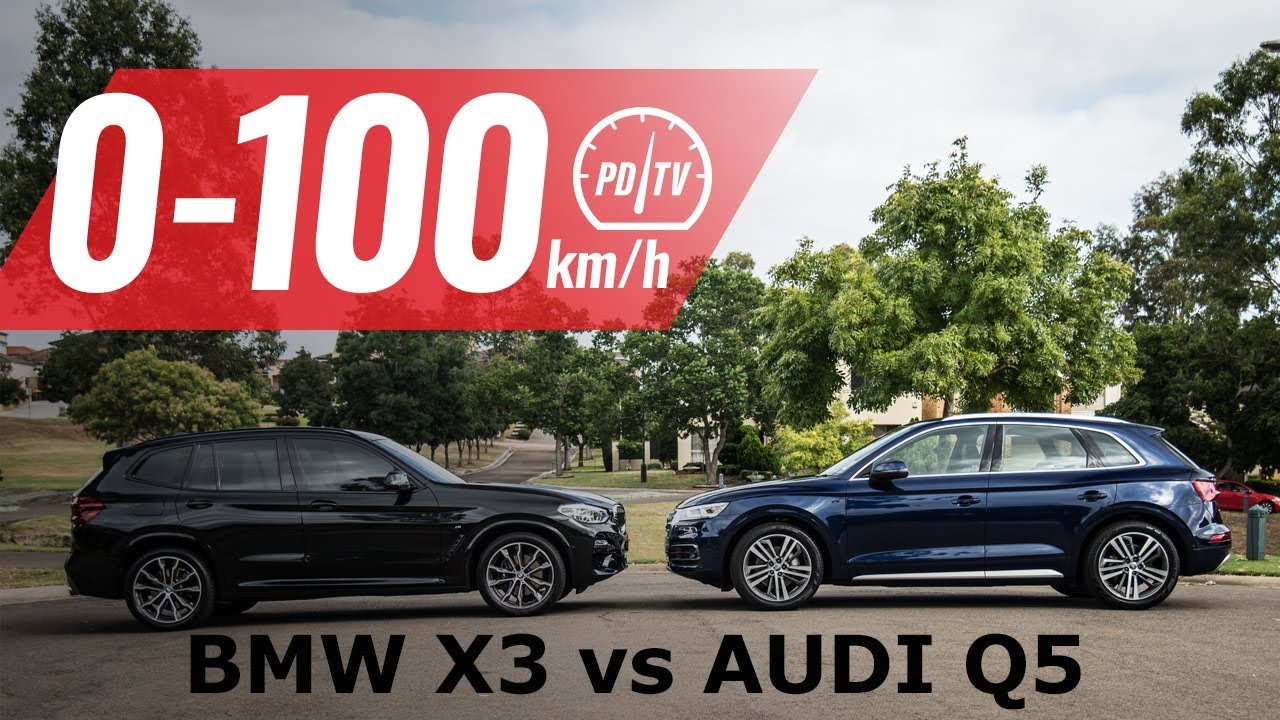 Audi Q5 50 TDI 2019 года против BMW X3 xDrive30d: разгон от 0 до 100 км/ч и звук двигателя