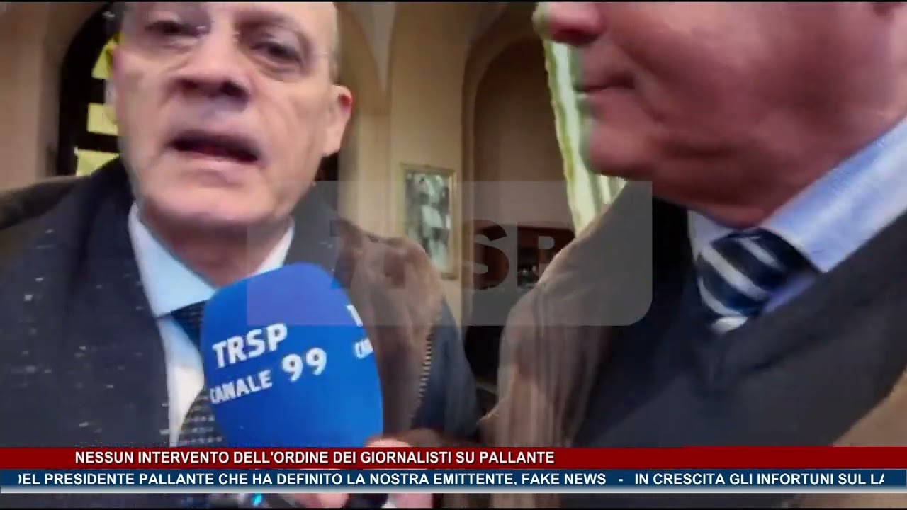 Nessun intervento dell'Ordine dei giornalisti su Pallante TG NEWS MOLISE DEL 05-02-26 - TRSP -