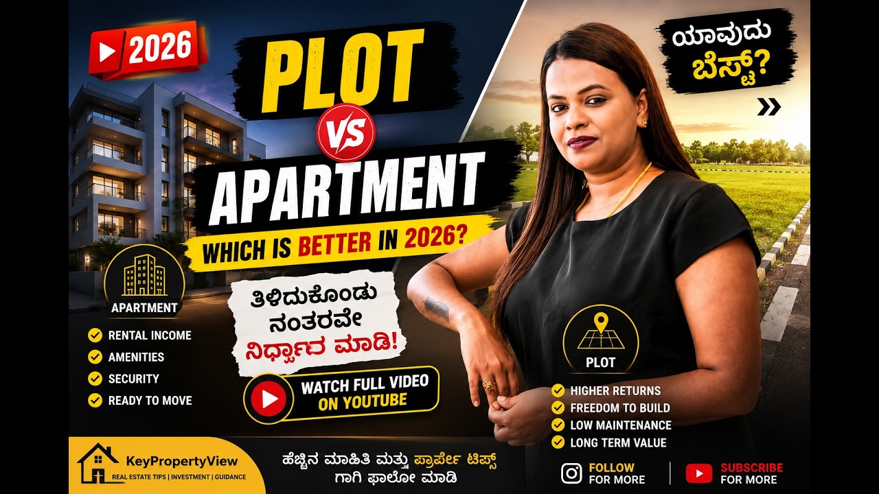 Plot vs Apartment &ndash; Which Is Better in 2026? | Complete Real Estate Buying Guide