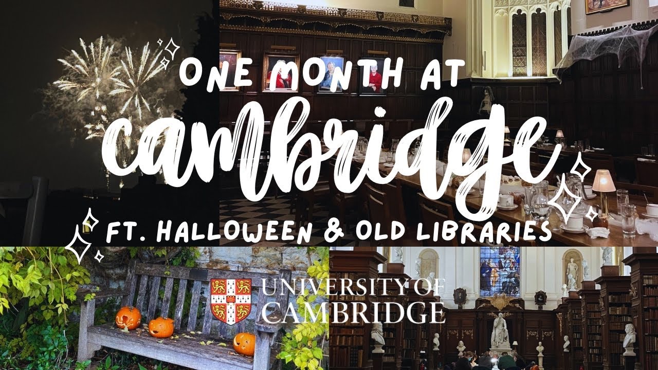 one month at cambridge university 🎃 halloween formal, cooking, old libraries tour