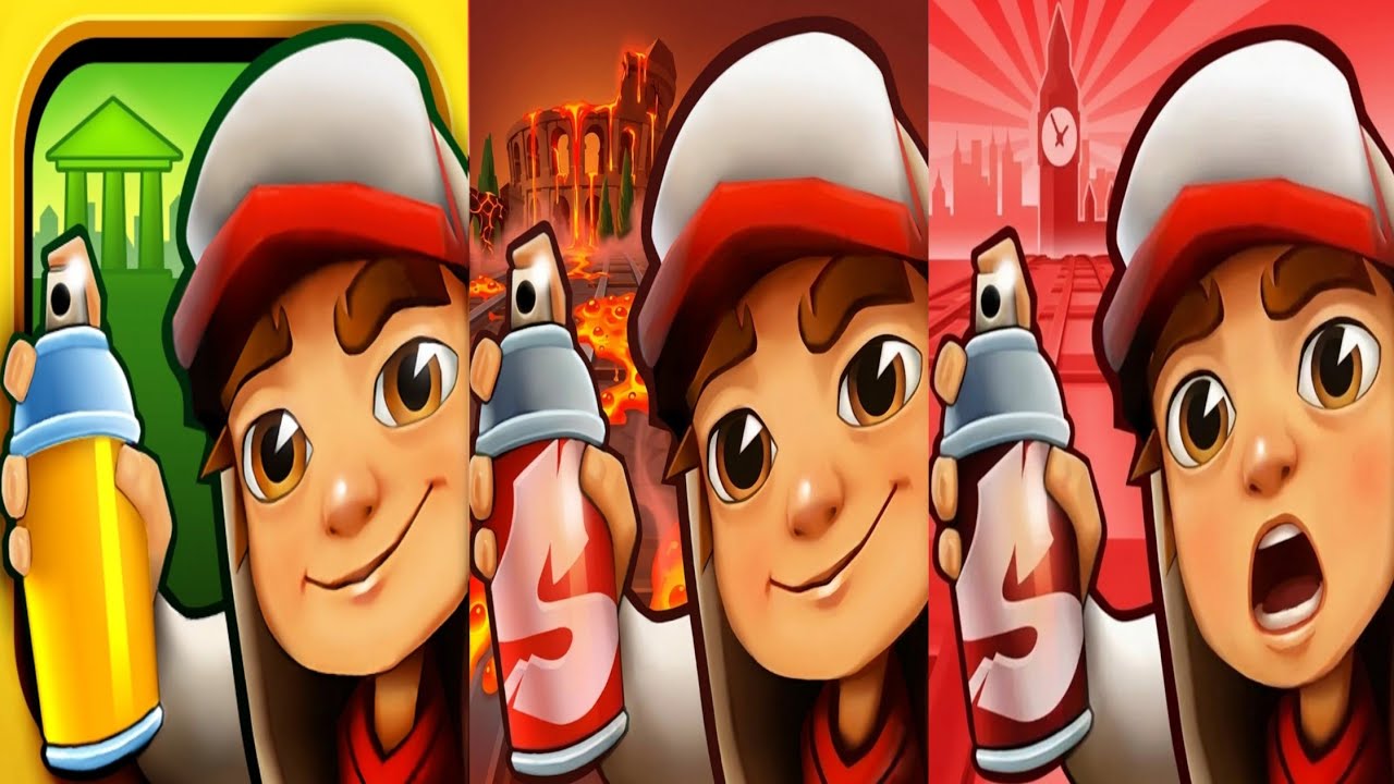 Subway Surfers : London 2026 🆚 Rome 2014 🆚 Rome 2026 Map Comparison 