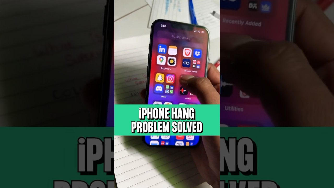 iPhone hang problem solved🔥 #iphonetips&nbsp;#iphonetricks&nbsp;#iphonehacks&nbsp;#tipsandtricks&nbsp;#techtricks